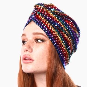 Mary Jane Claverol Rainbow Turban